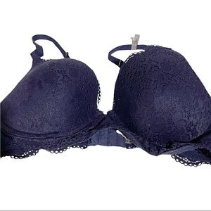 Aerie Size 34D Blue Lace Brooke Padded Womens‎ Bra